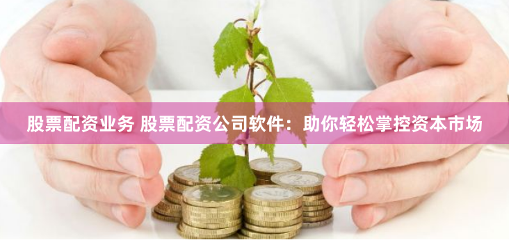 股票配资业务 股票配资公司软件：助你轻松掌控资本市场