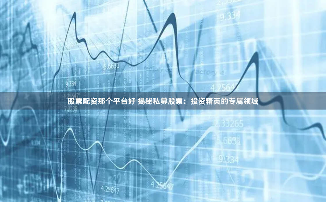 股票配资那个平台好 揭秘私募股票：投资精英的专属领域